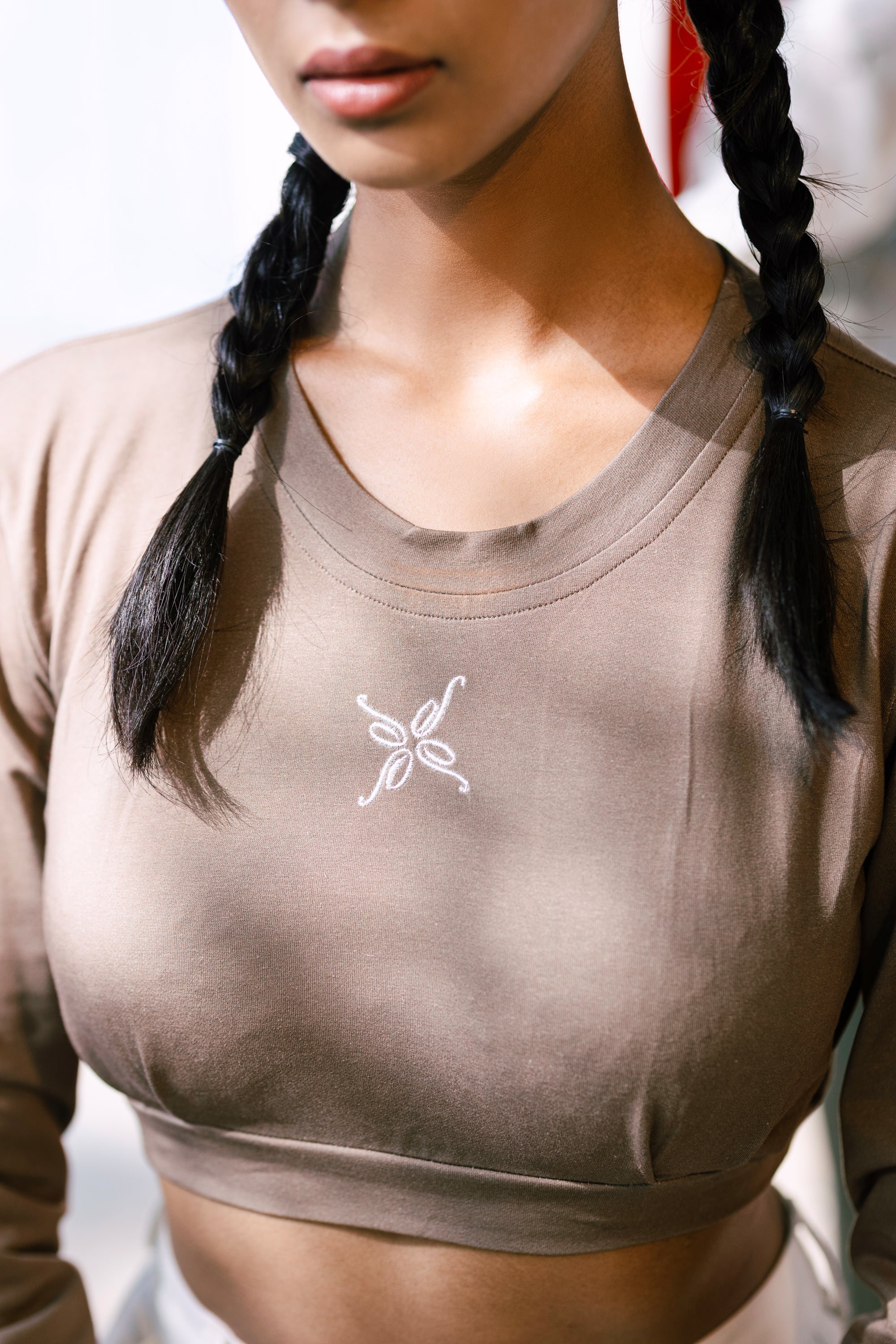 Solution Living Espresso Shot Crop Top