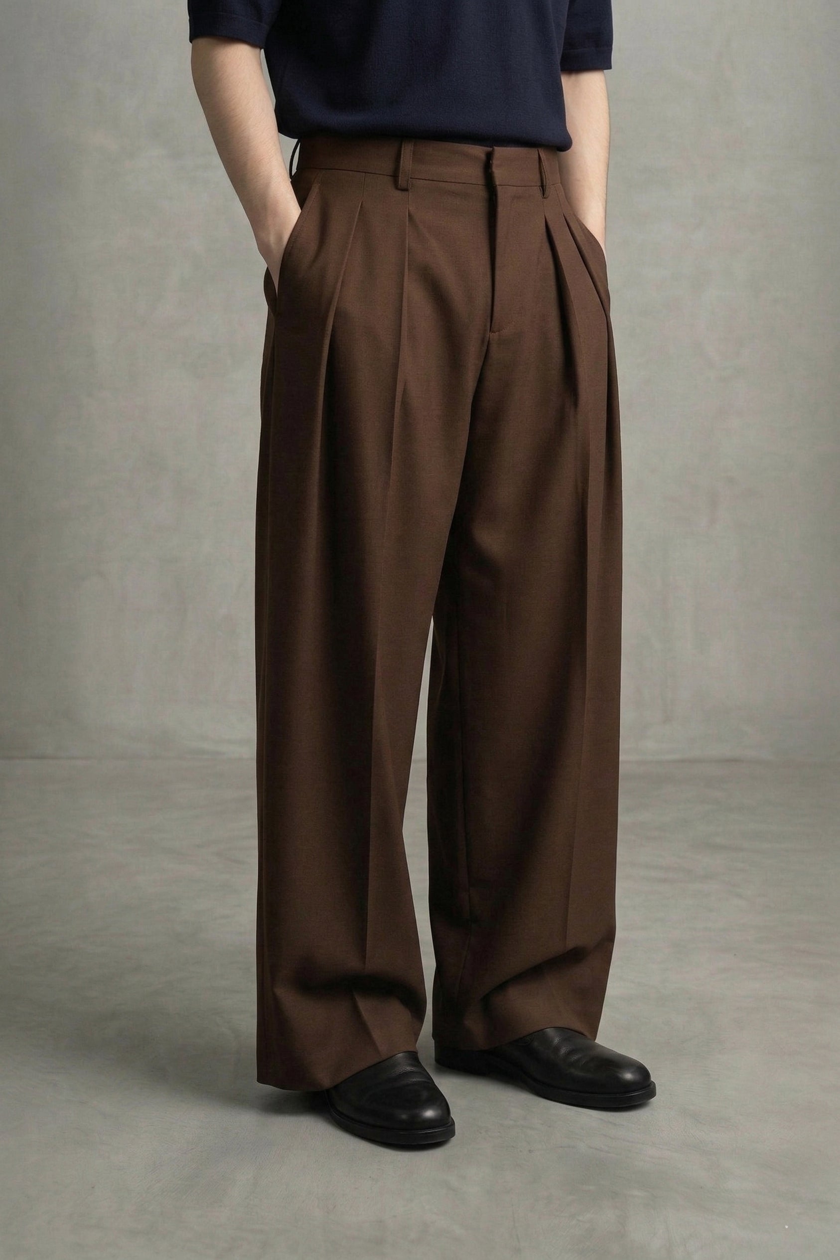 The Axis Pleated Trousers — Soil