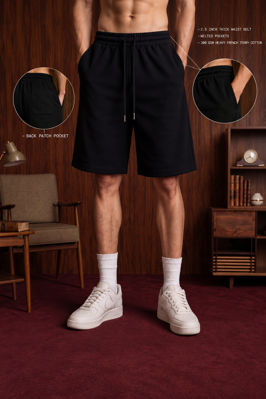 HEAVYWEIGHT TERRY SHORTS
