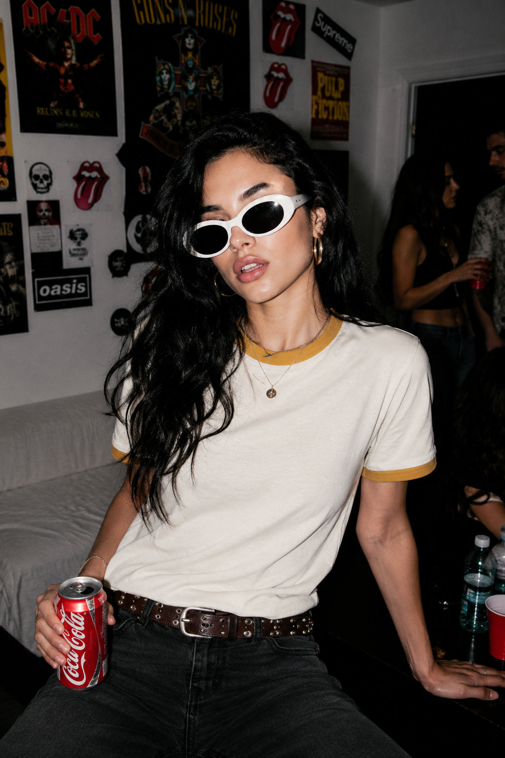 Mustard Ringer T-shirt