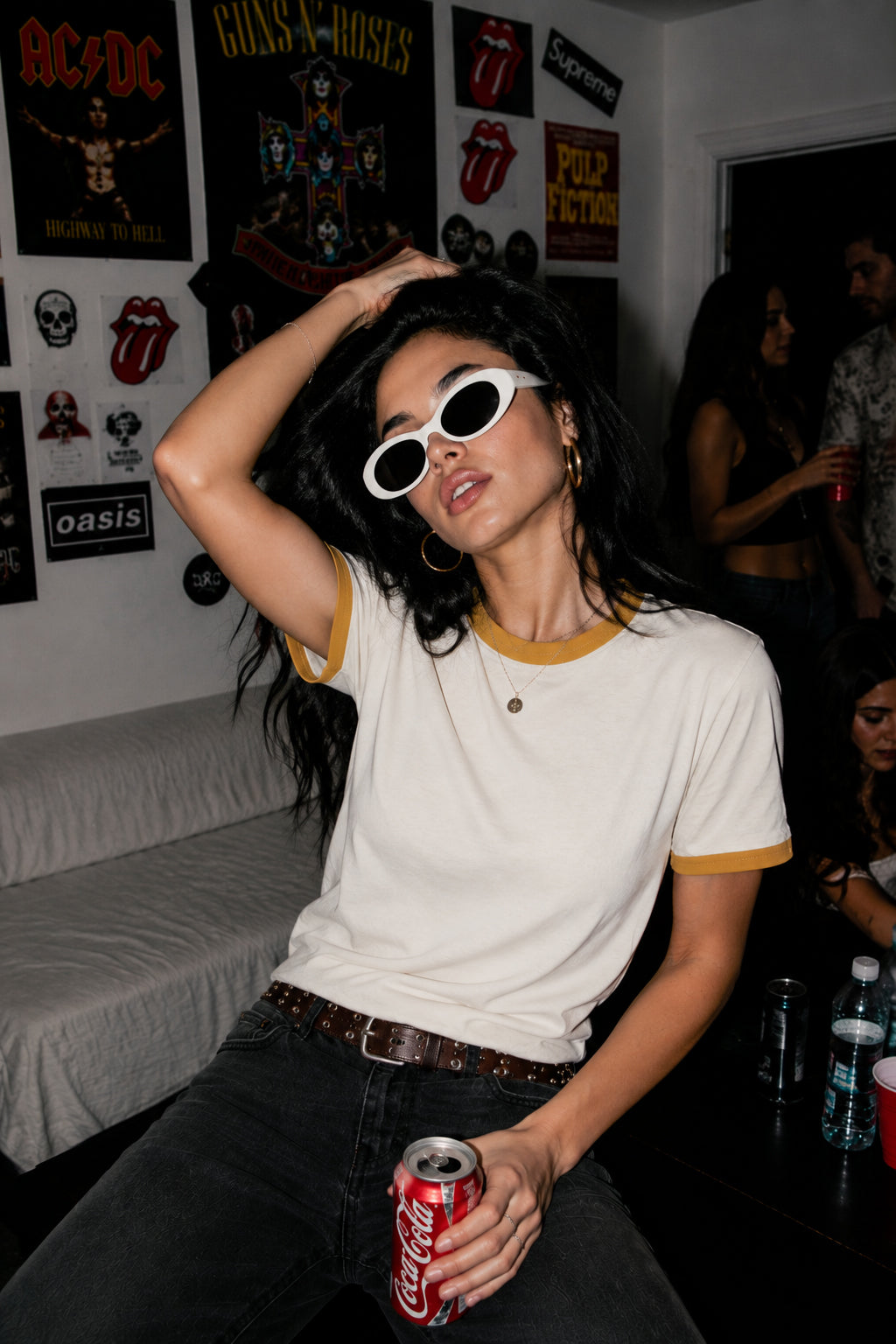 Mustard Ringer T-shirt