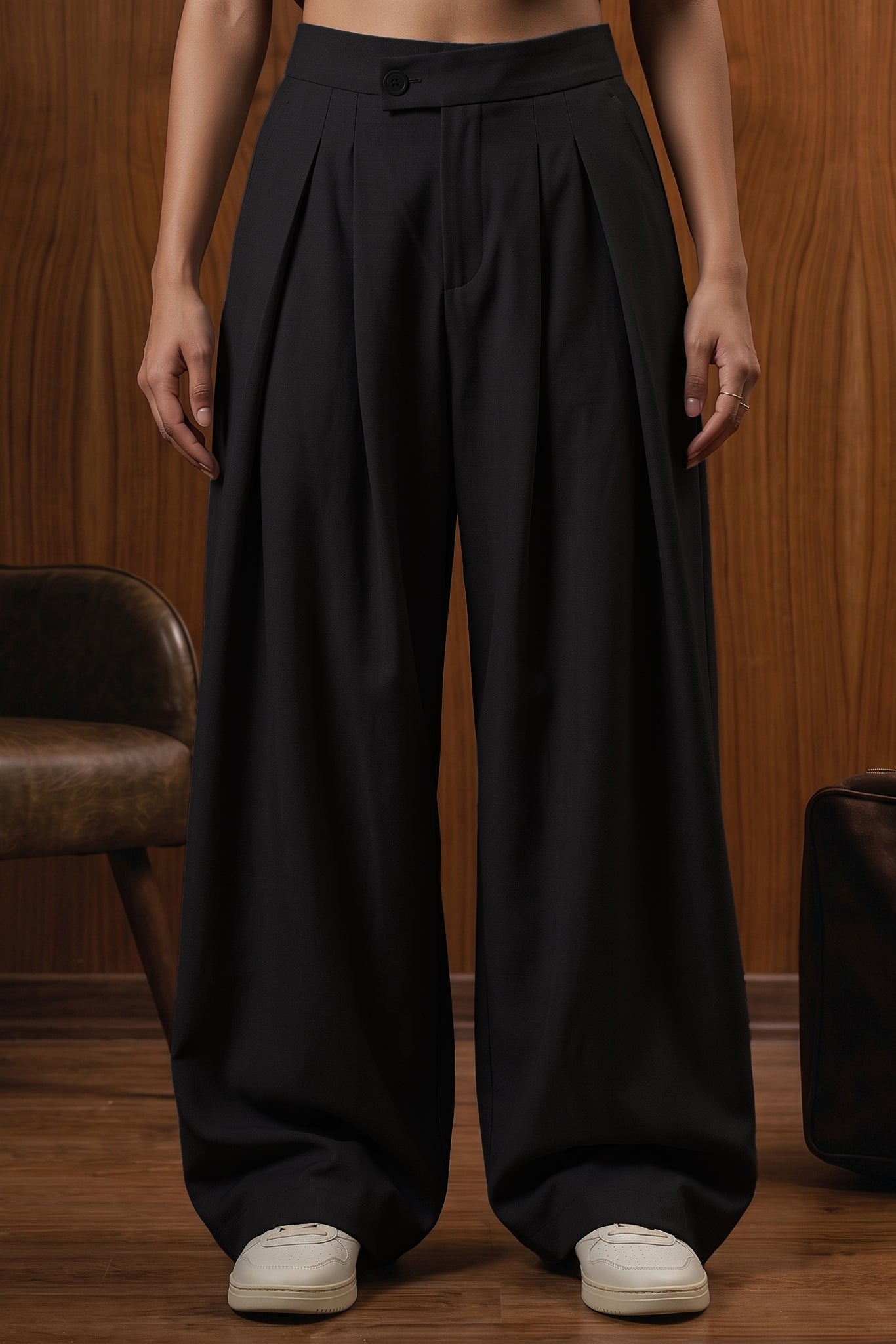 The Eclipse Pleated Trousers