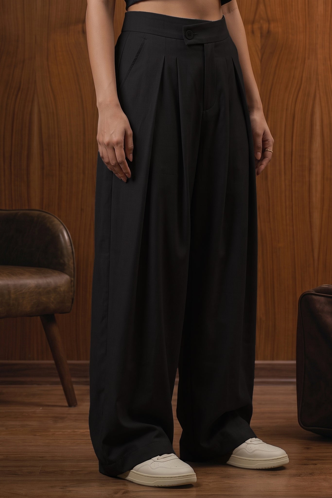 The Eclipse Pleated Trousers