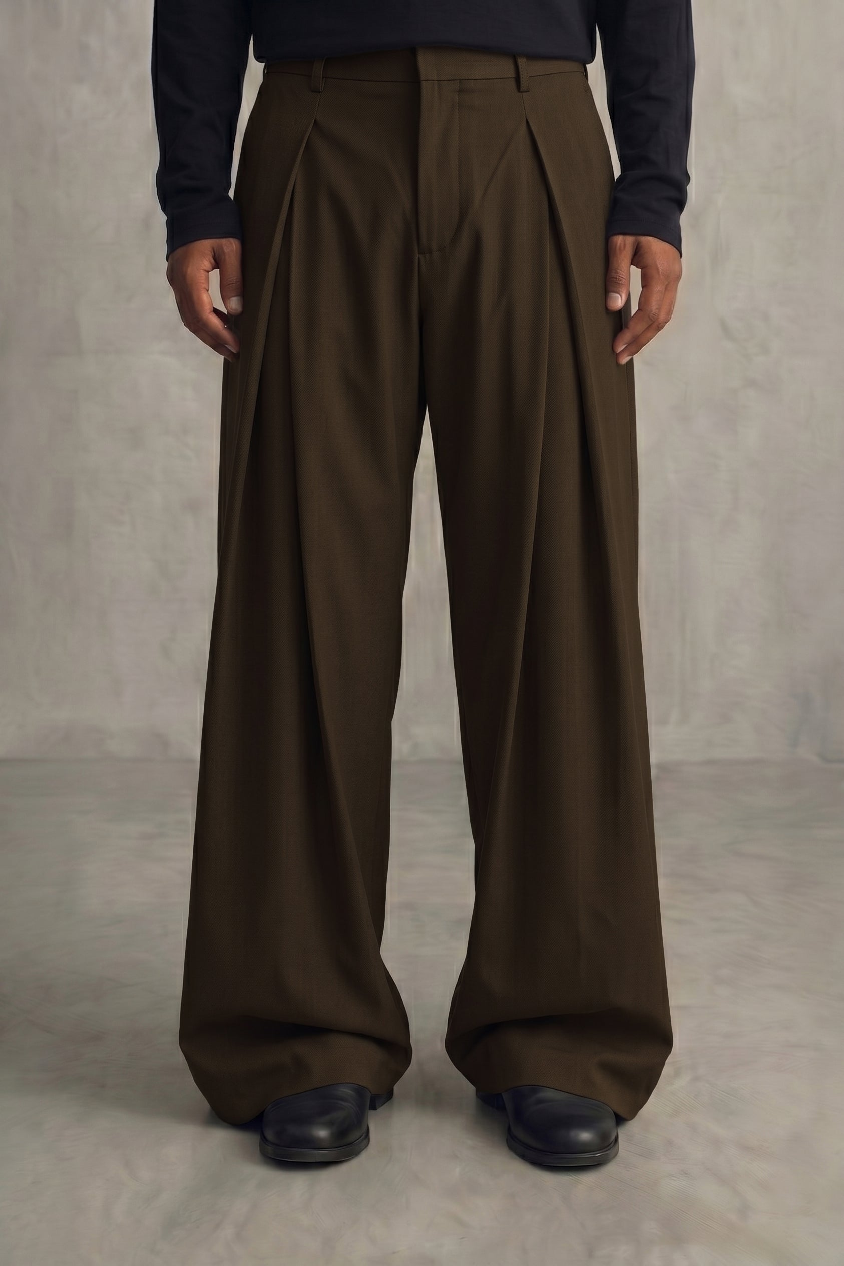 KOREAN PANTS/006 - ESPRESSO