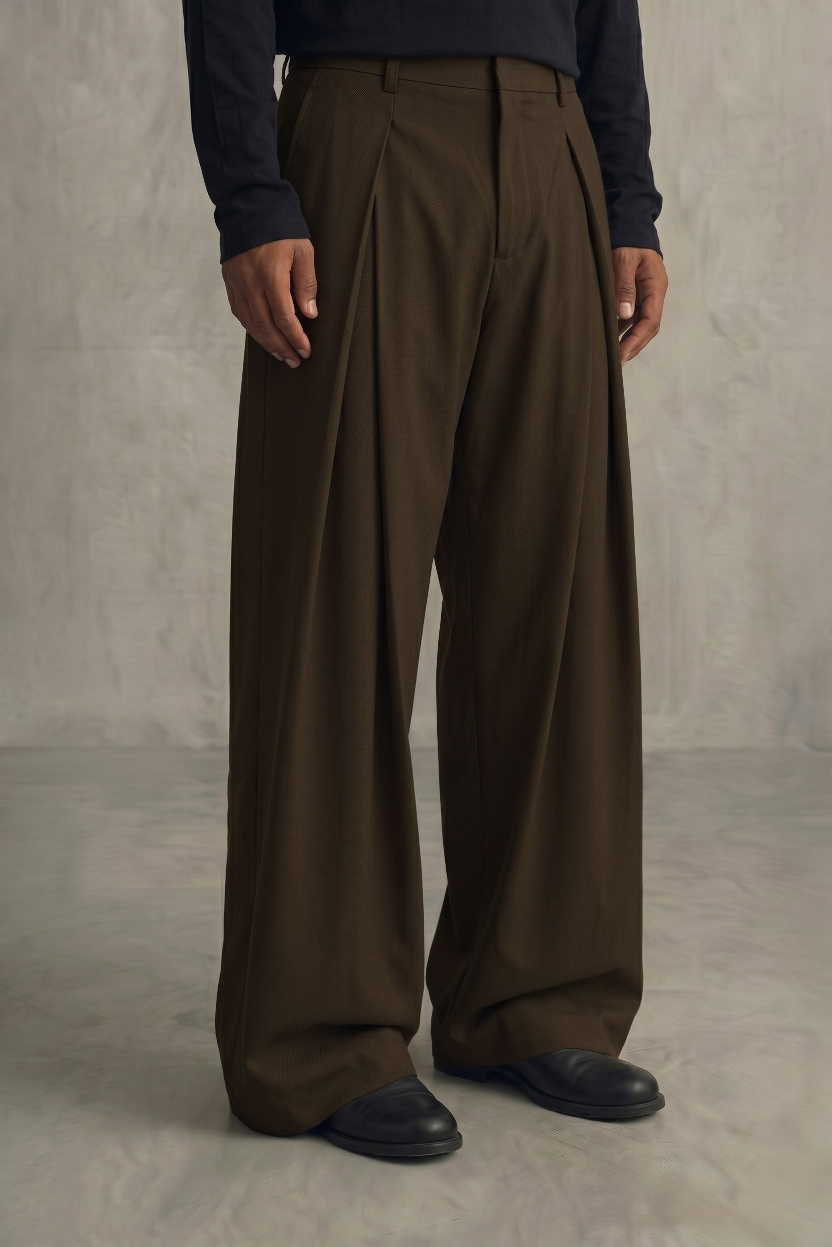 KOREAN PANTS/006 - ESPRESSO