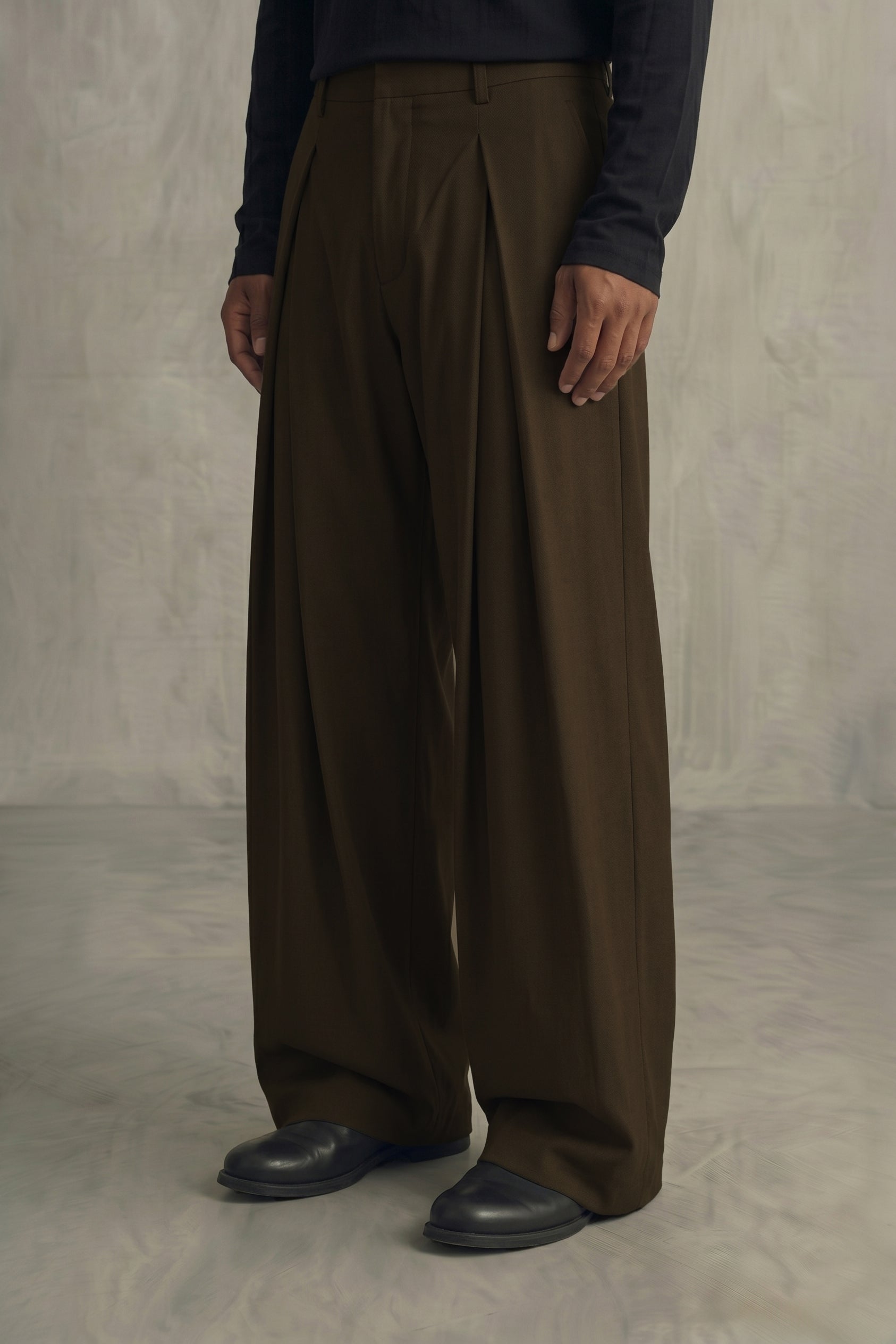 KOREAN PANTS/006 - ESPRESSO