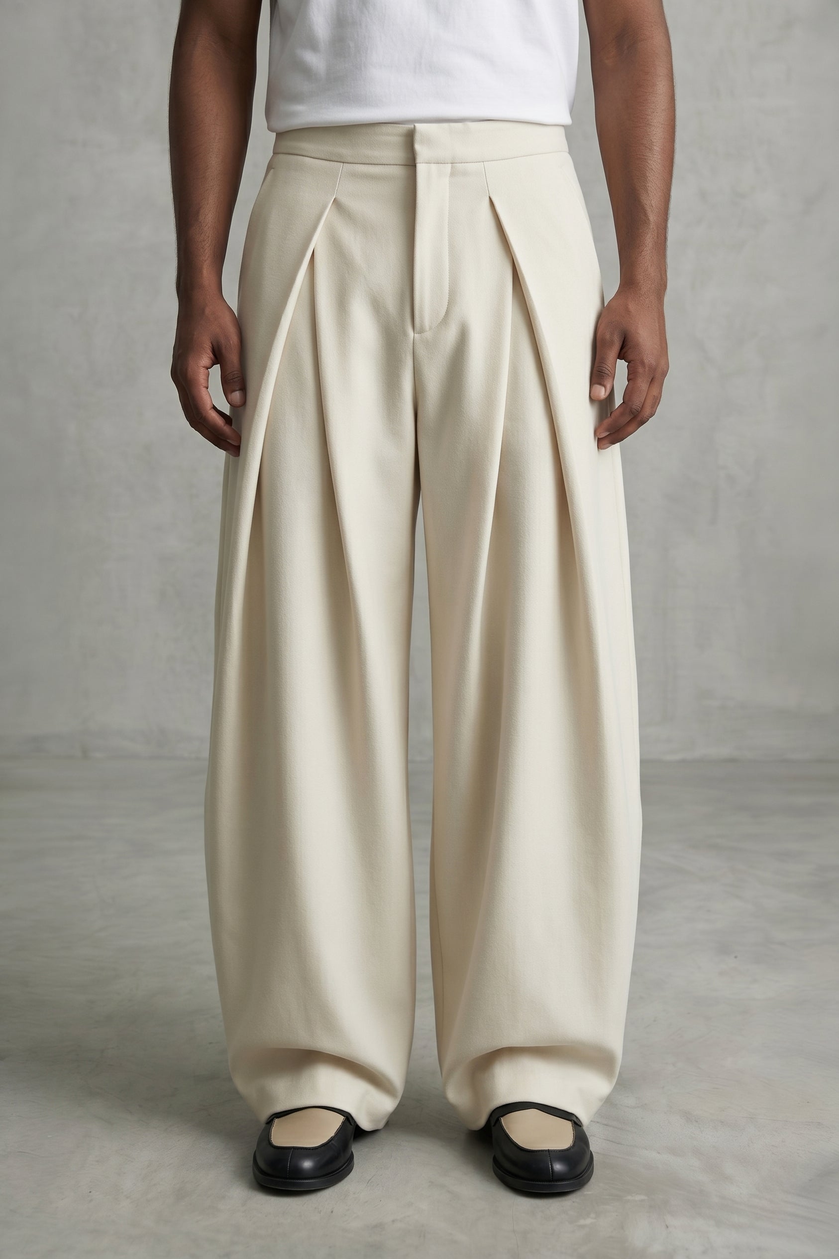 KOREAN PANTS/006 - CANNOLI CREAM