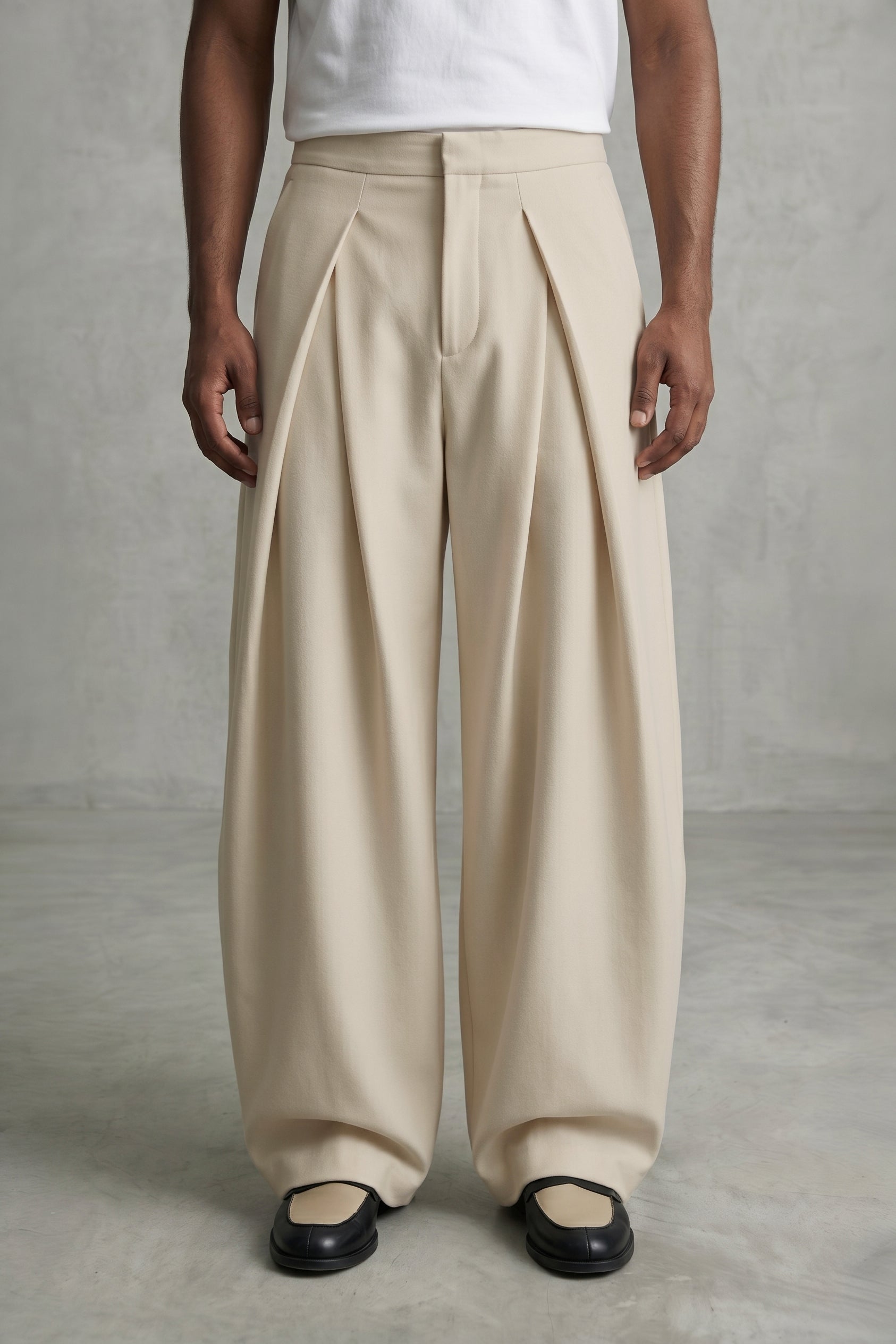 KOREAN PANTS/006 - CANNOLI CREAM