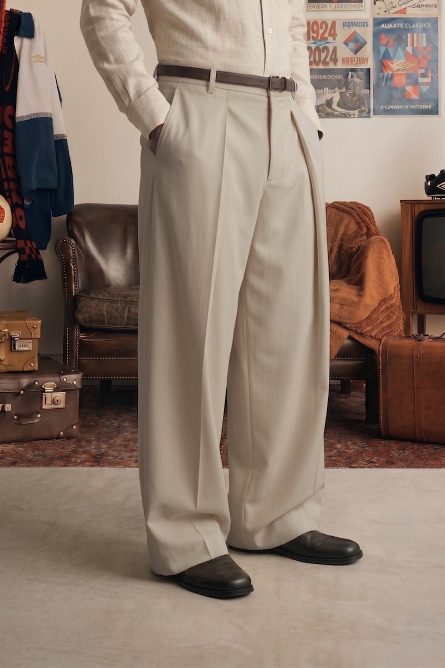 The Cannoli Vanguard Pleated Trousers