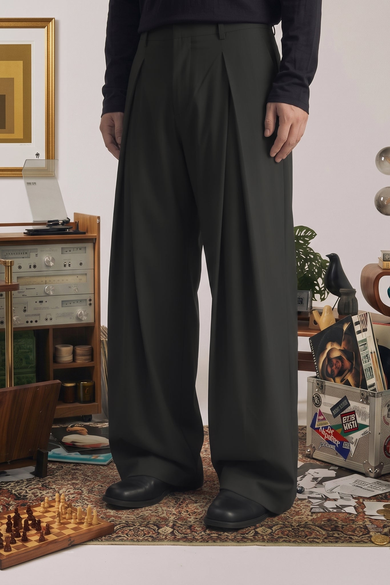 KOREAN PANTS/006 - OBSYDIAN
