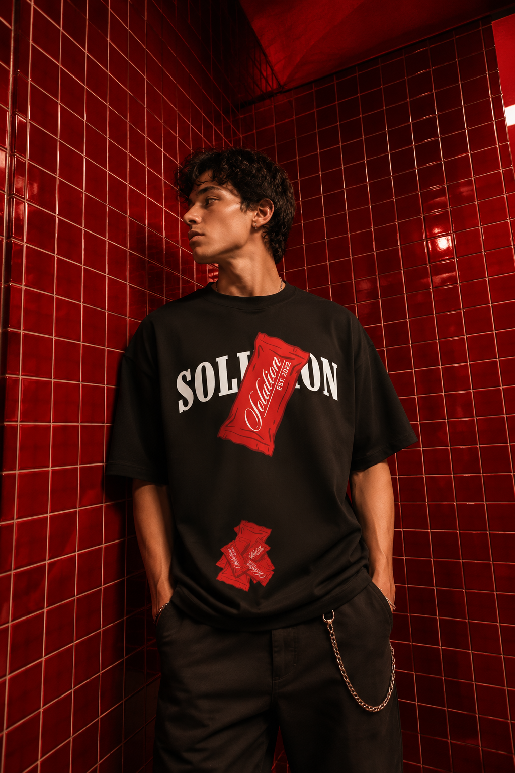 STRAIGHT UP BARS TEE