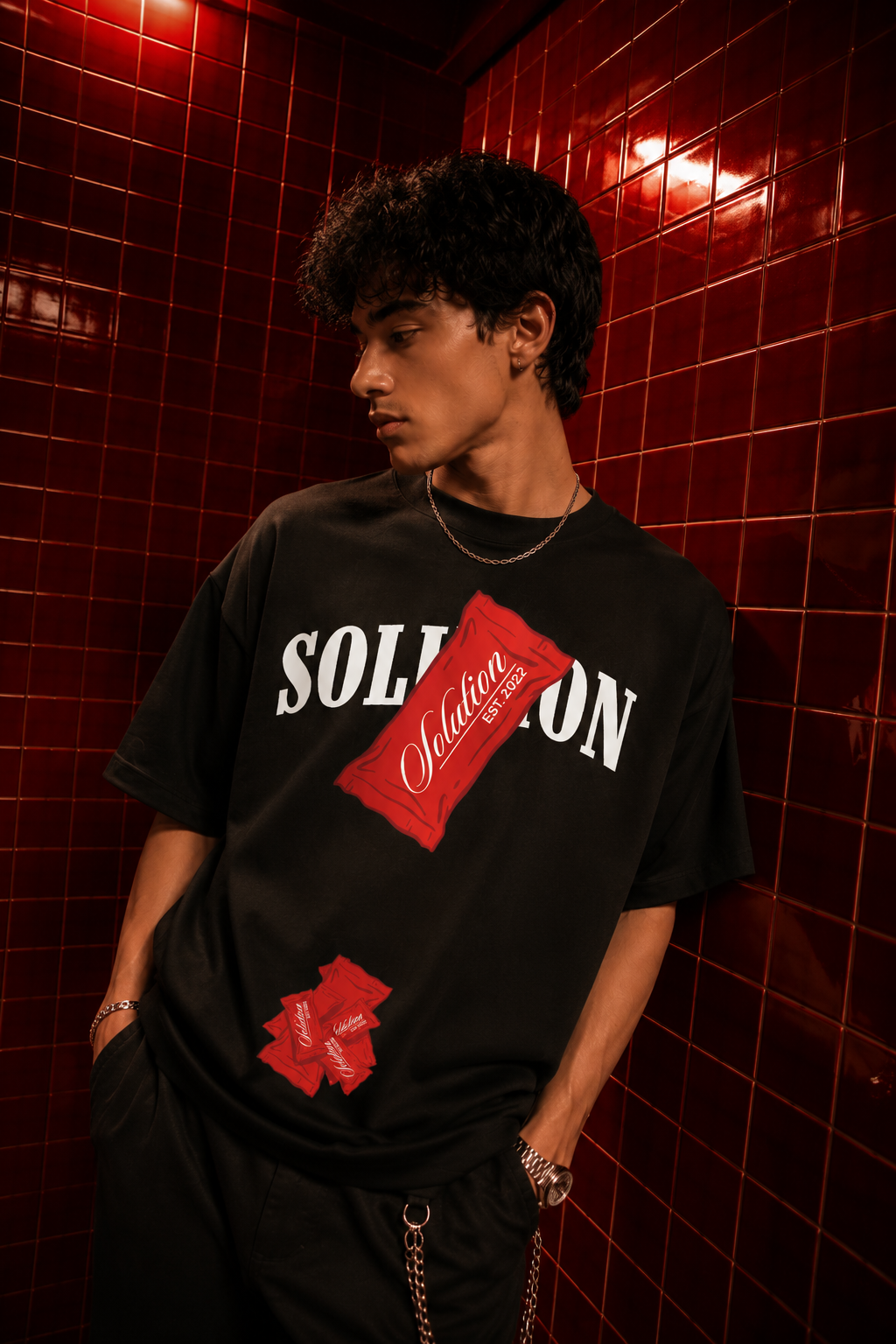 STRAIGHT UP BARS TEE