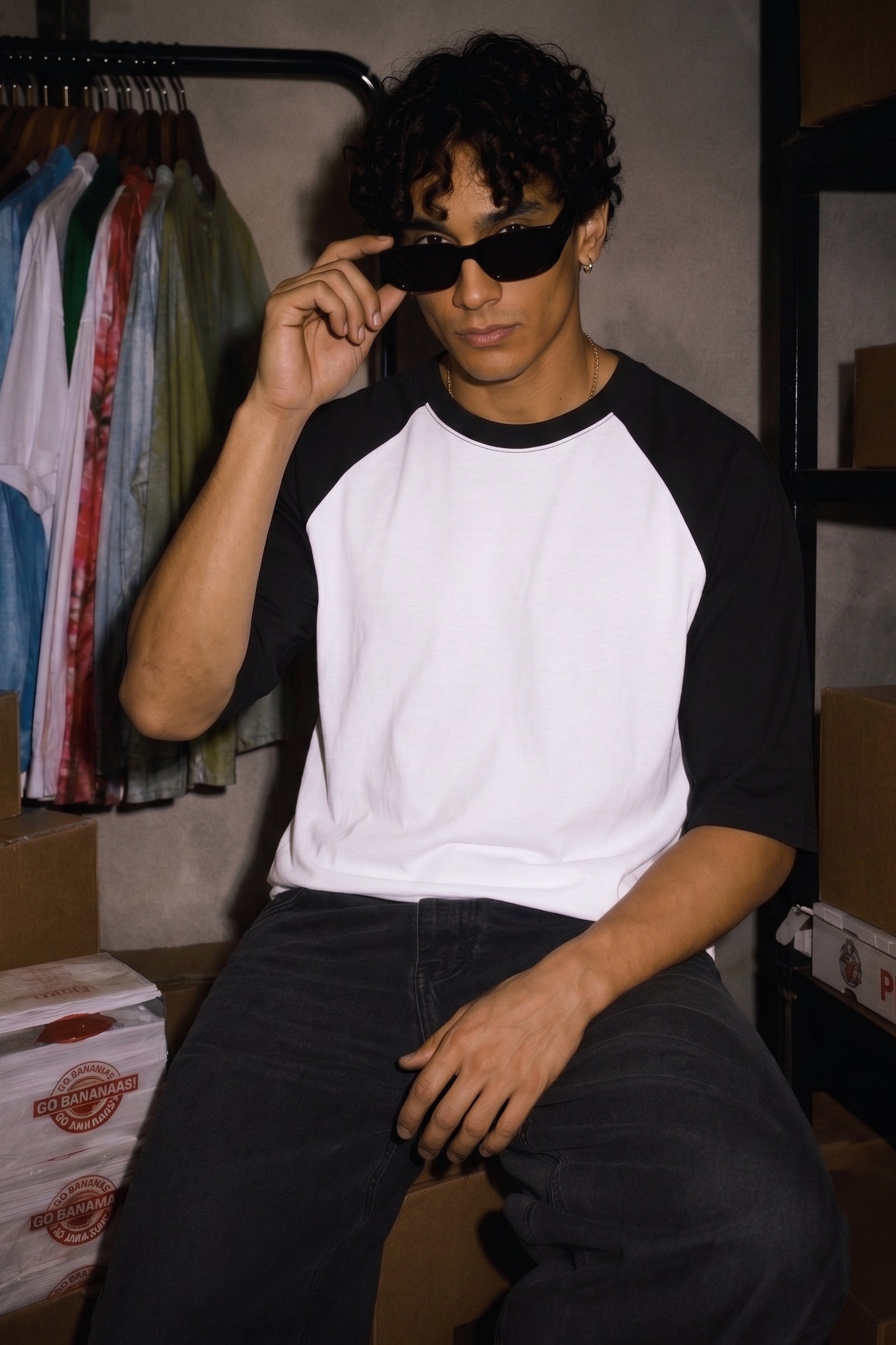 Monochrome Raglan T-shirt