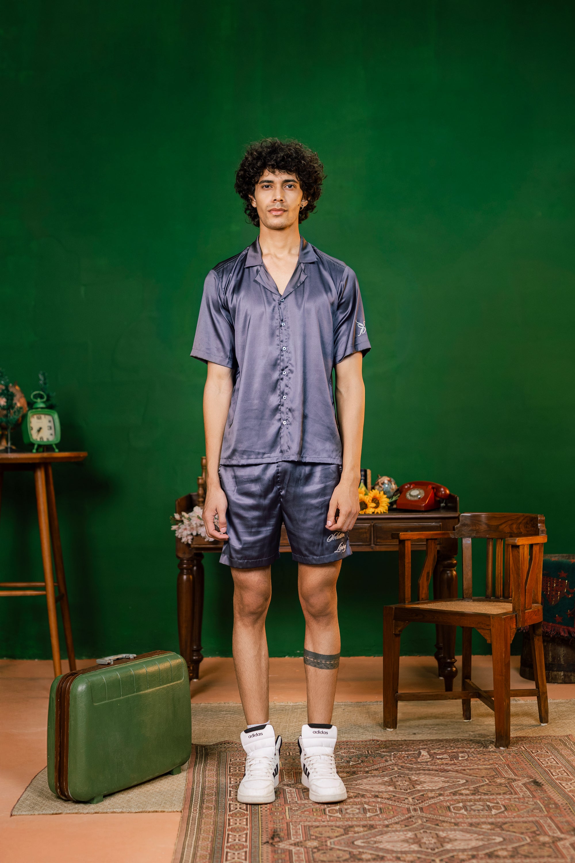 Storm Break Co-ord Set (Cuban Shirt + Shorts)