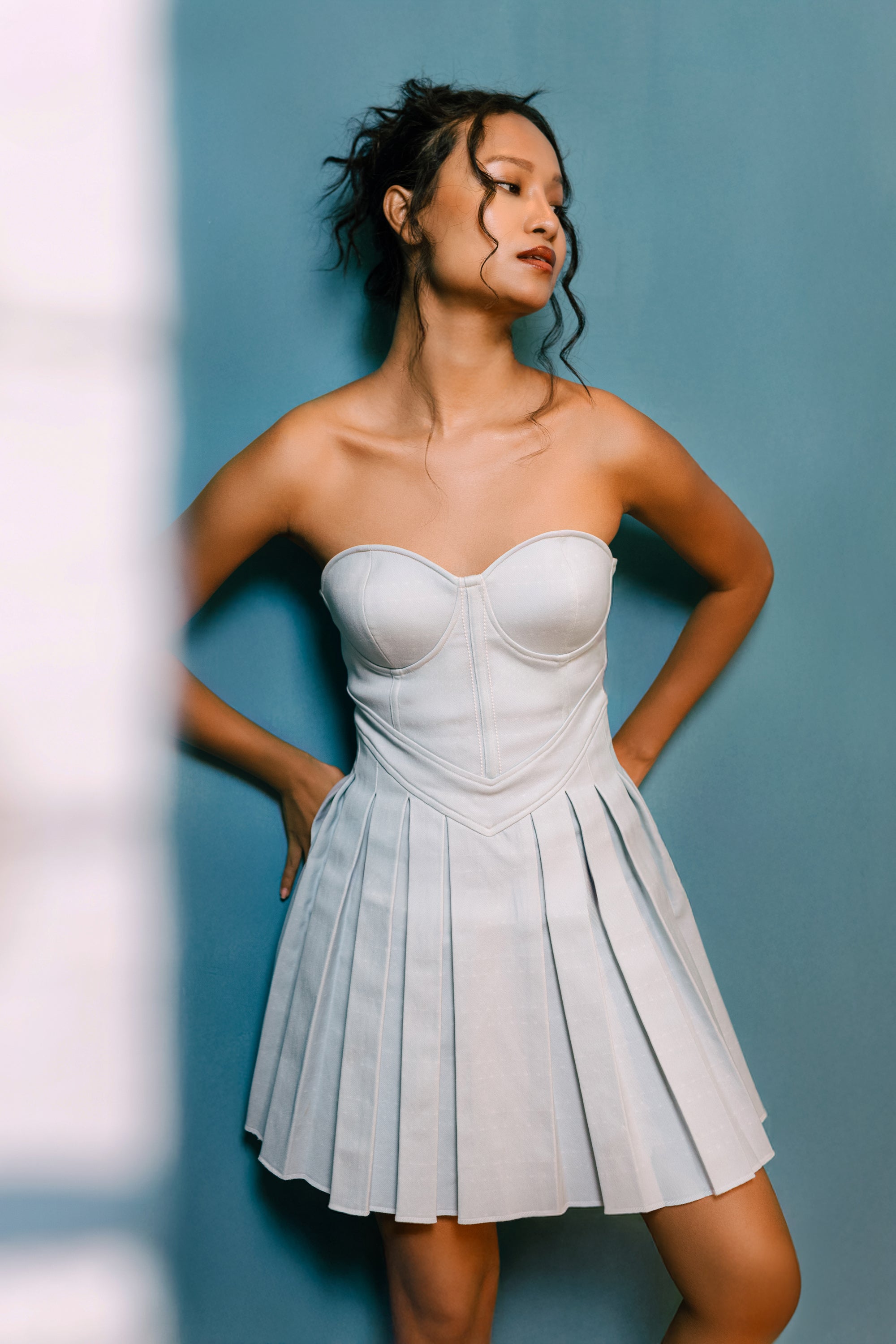 The Denim Daze Corset Dress