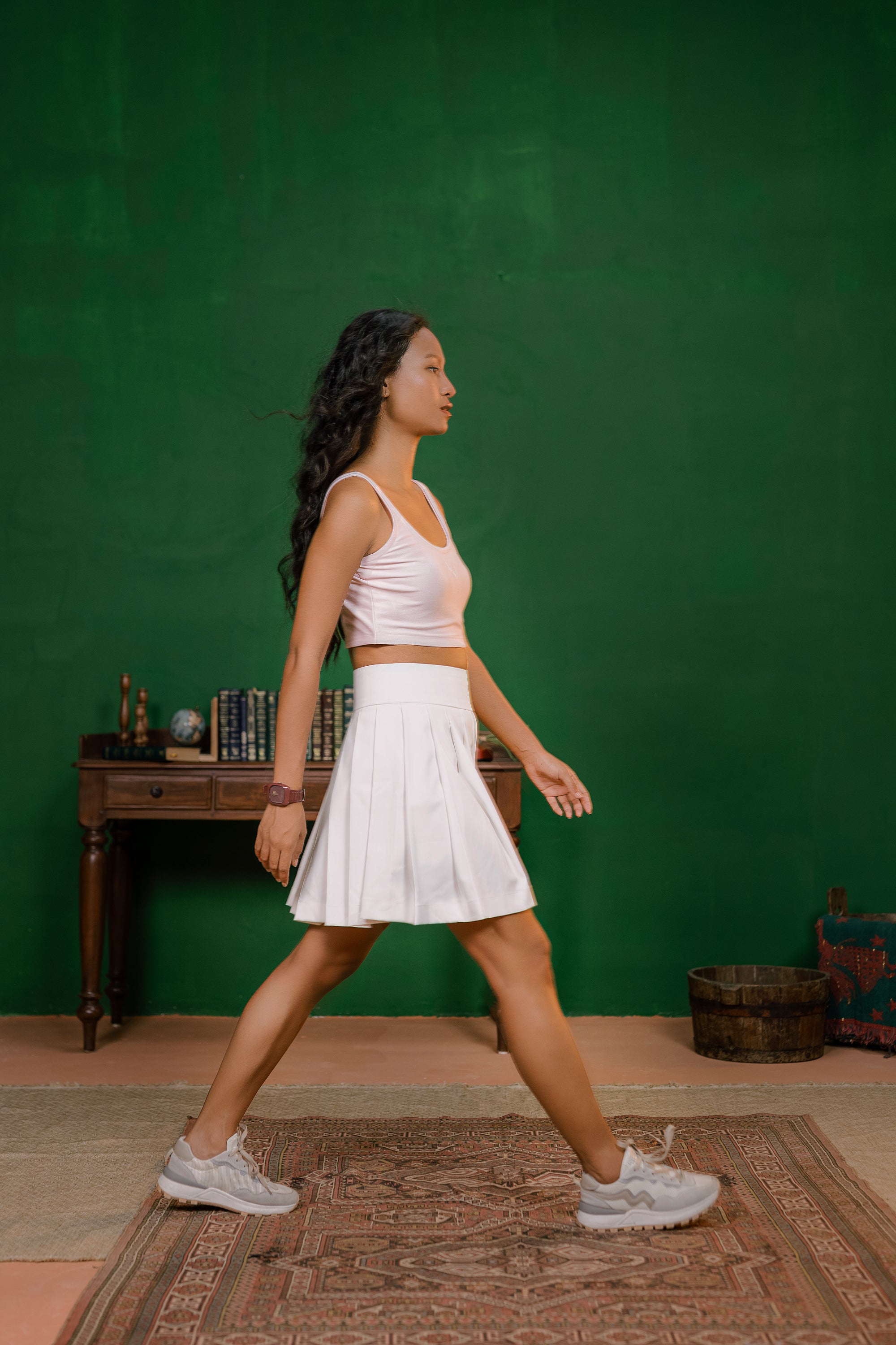 Solution Living Korean Pleated Skirt – Cloudstone