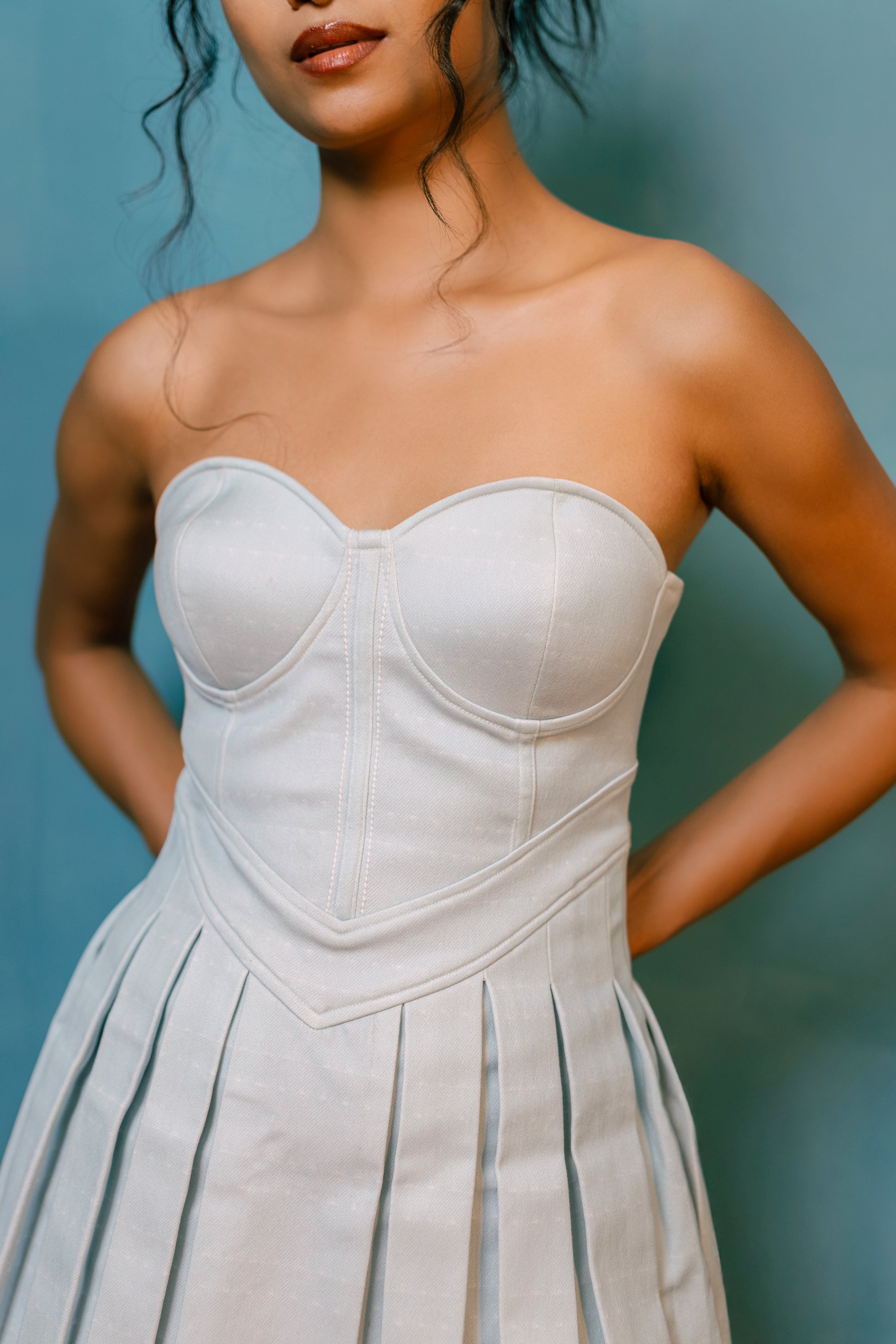 The Denim Daze Corset Dress