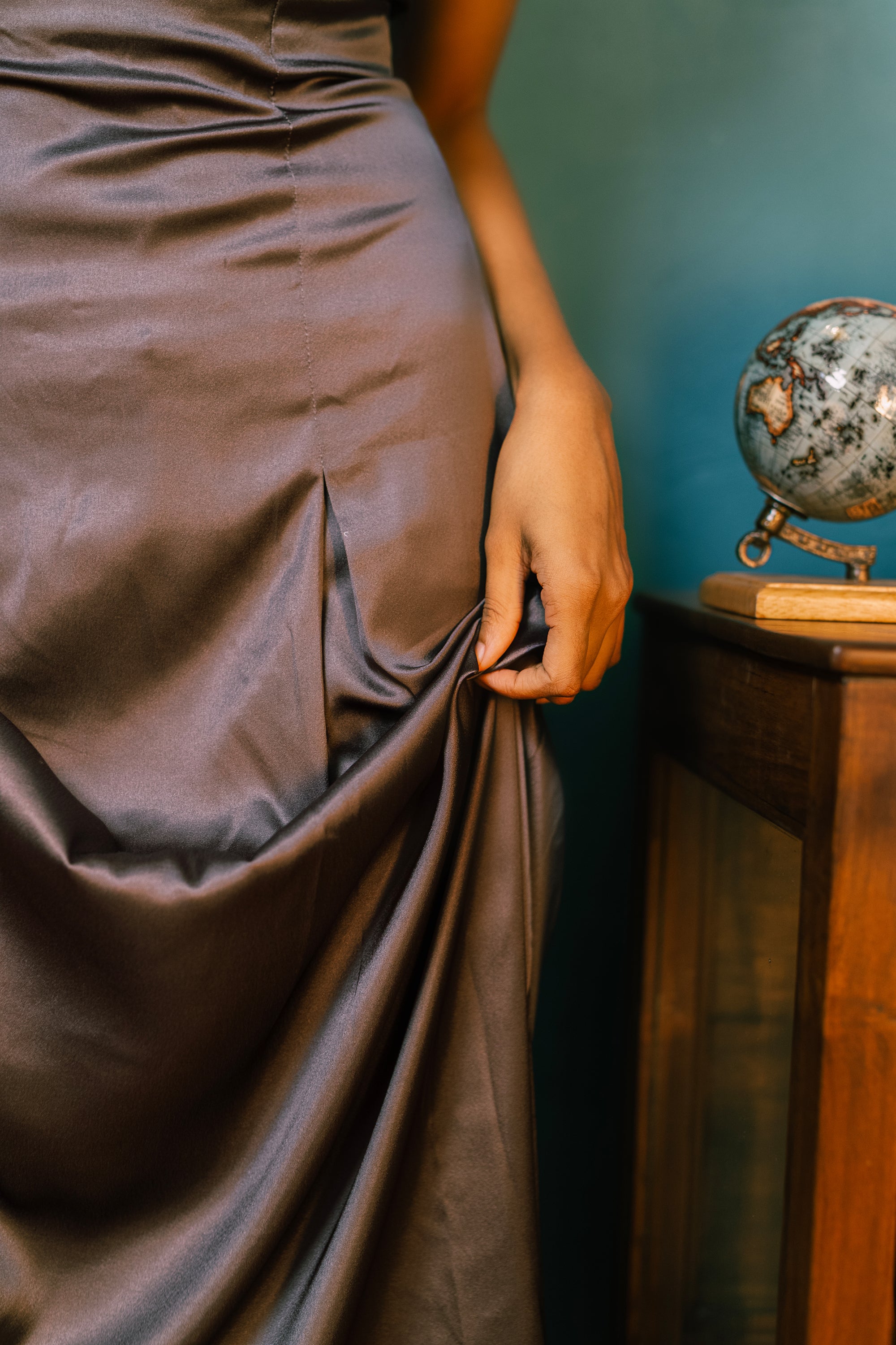 Satin Allure Dress