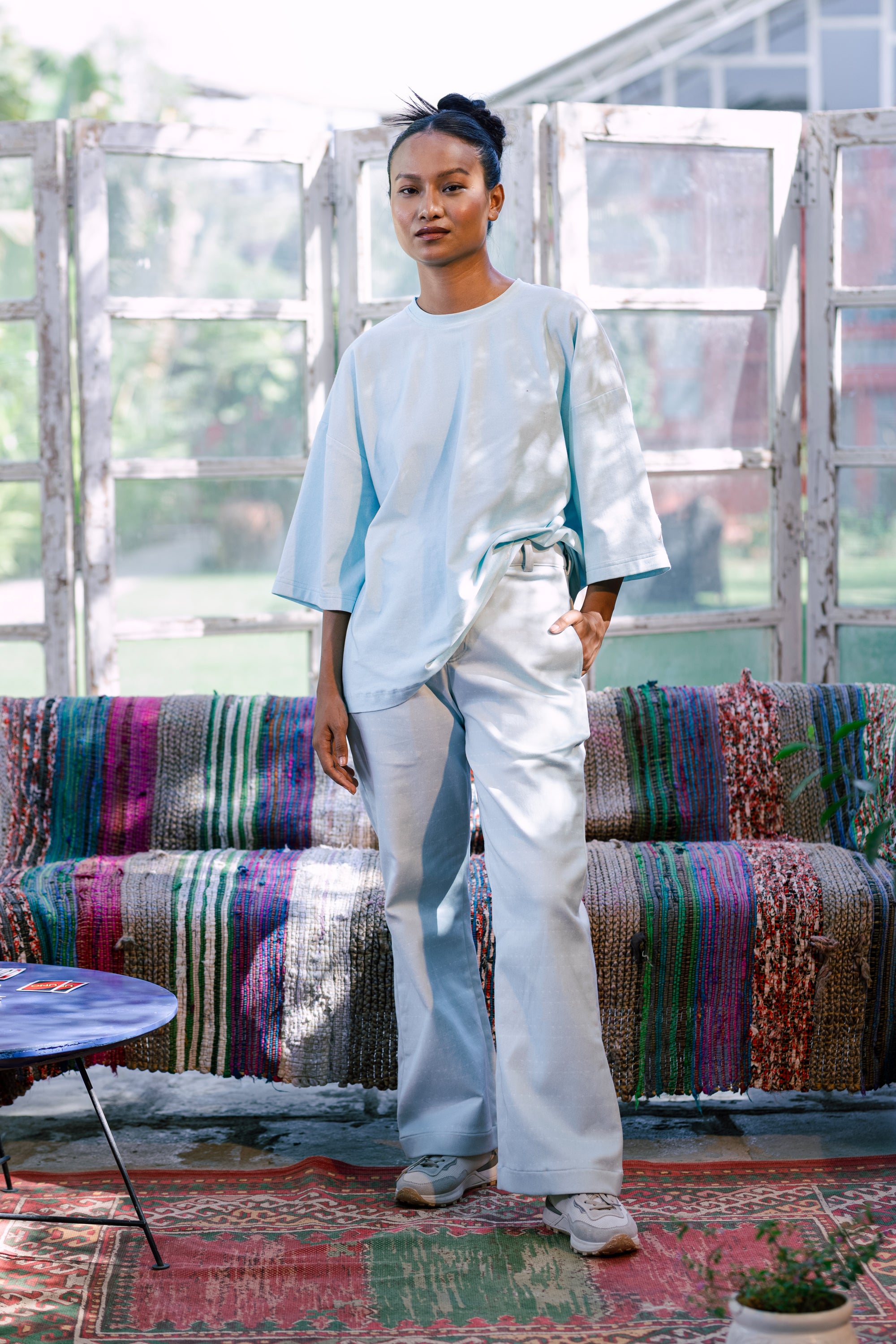 Solution Living Baby Blue Bell Bottoms