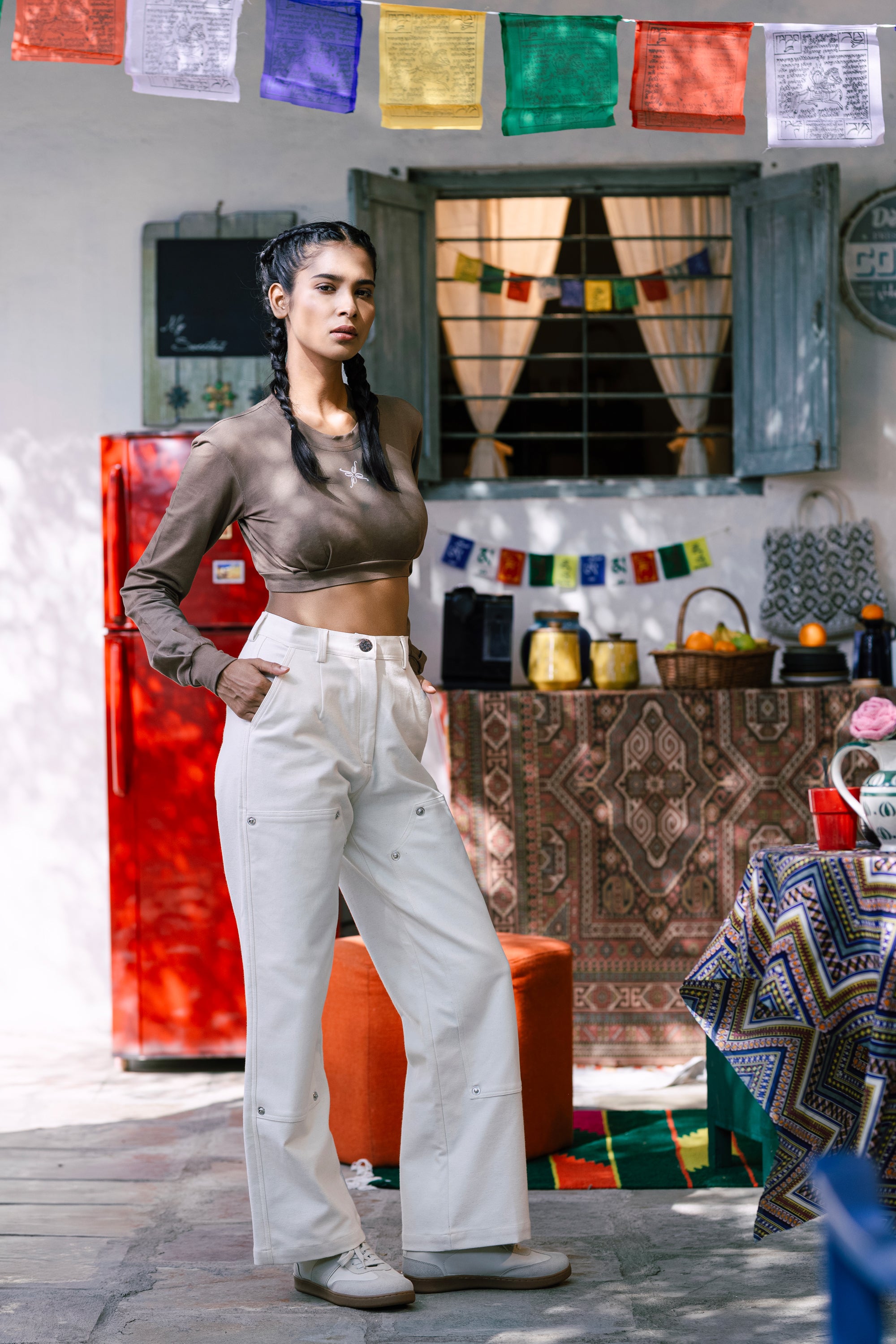 Solution Living Espresso Shot Crop Top
