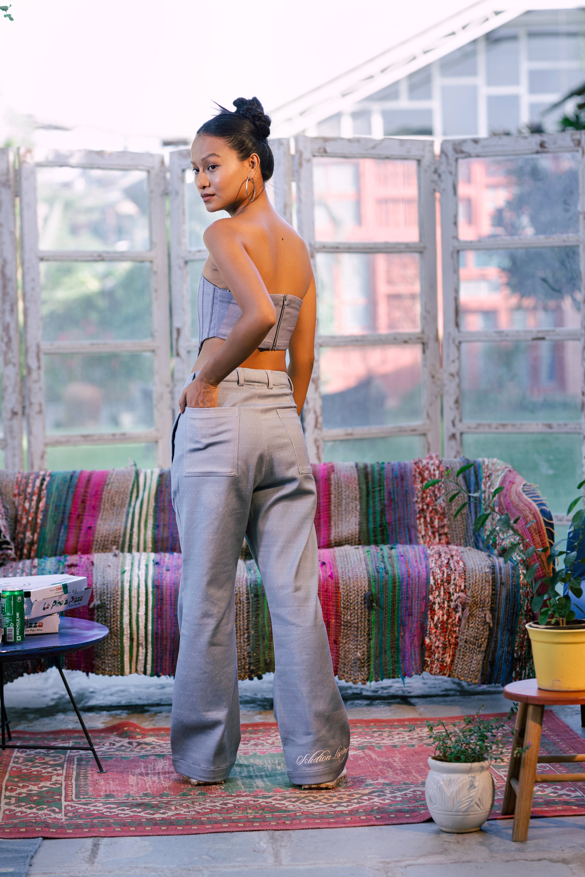 Solution Living Smoky Quartz Bell Bottoms