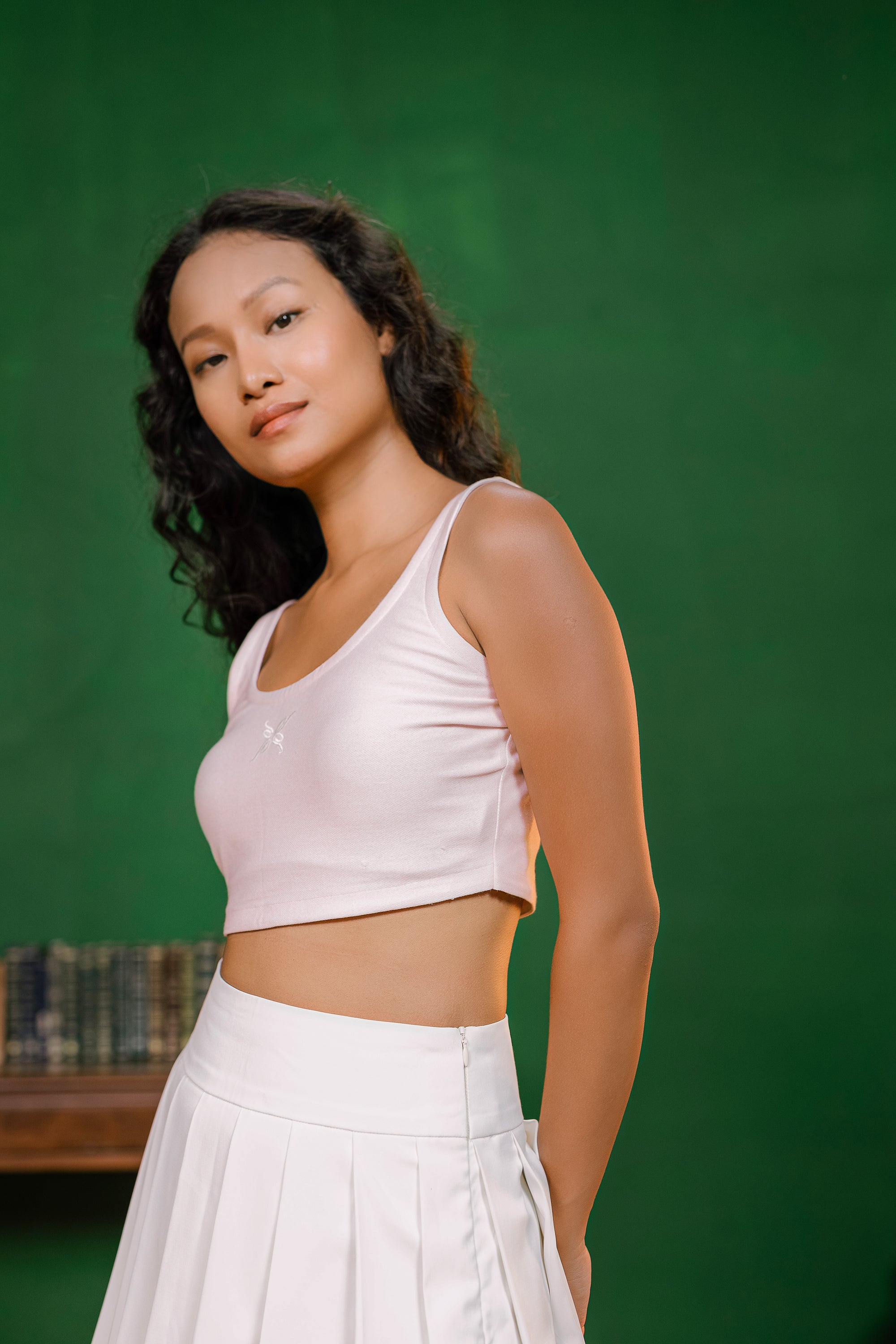 Solution Living Scoop-neck Sports Bra – Blush Bloom