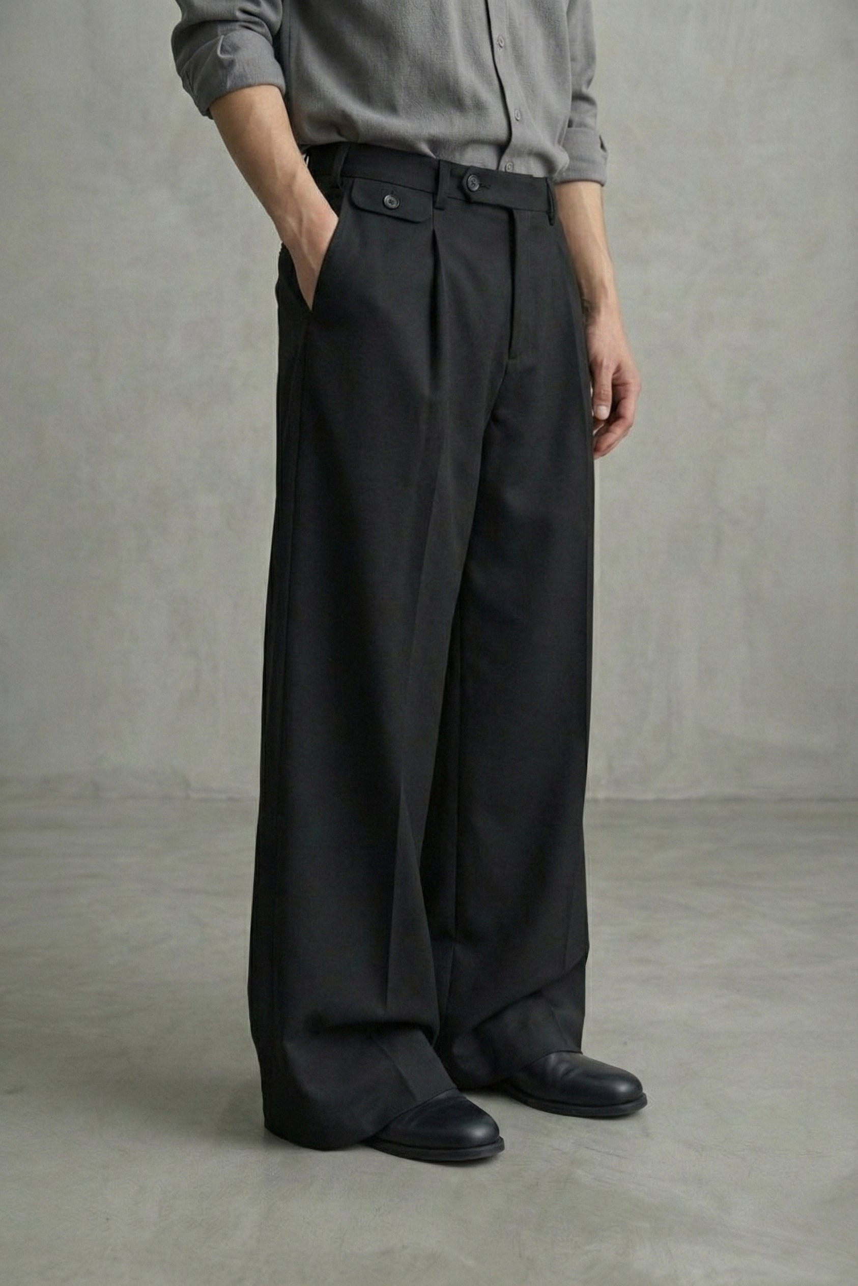 The Onyx Pocket Square Trousers